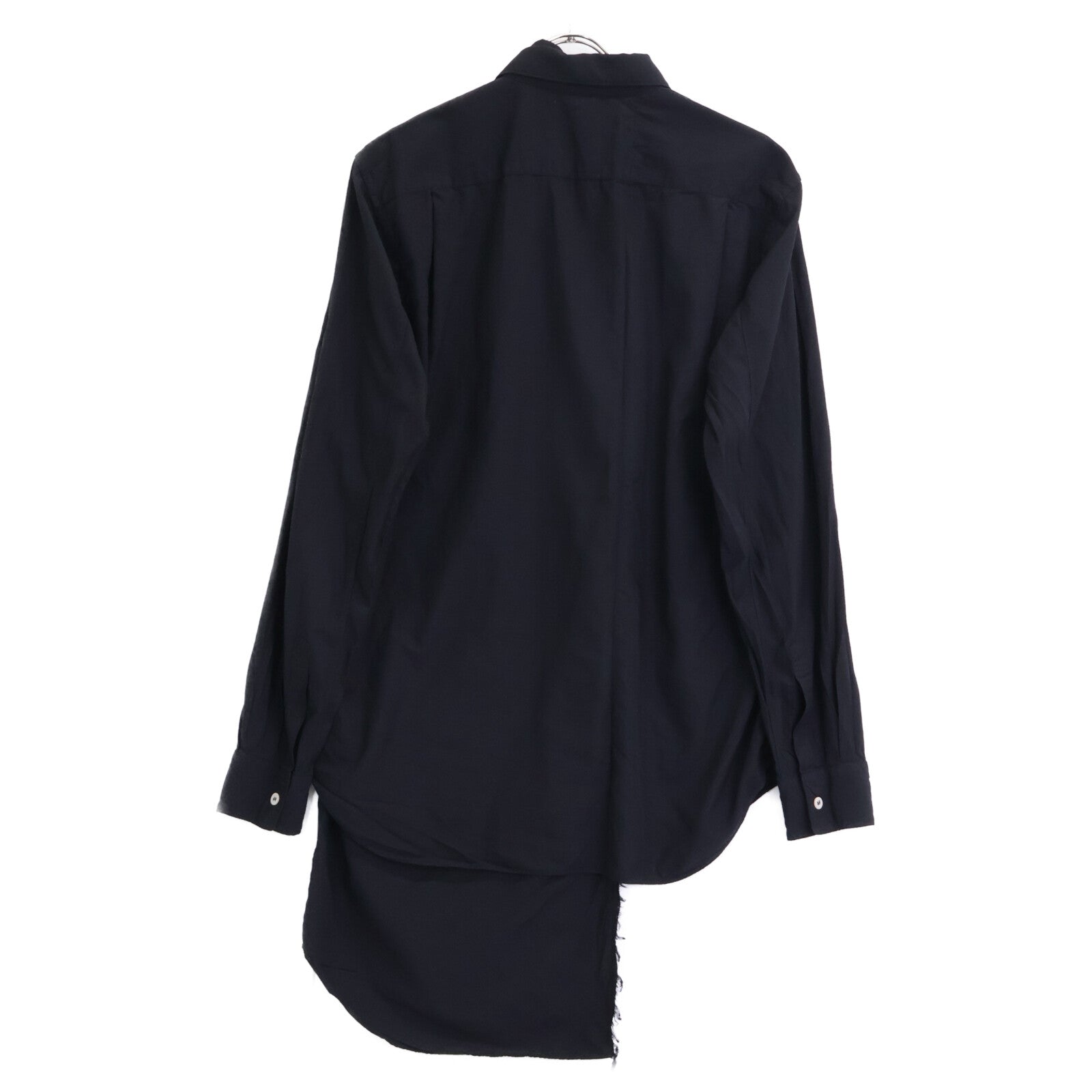 COMMEdesGARCONS HOMME PLUS コムデギャルソンオムプリュス PD-B018 ブラック レイヤード アシンメトリー 再構築シャツ トップス