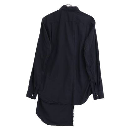 COMMEdesGARCONS HOMME PLUS コムデギャルソンオムプリュス PD-B018 ブラック レイヤード アシンメトリー 再構築シャツ トップス