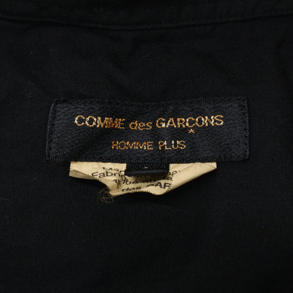 COMMEdesGARCONS HOMME PLUS コムデギャルソンオムプリュス PD-B018 ブラック レイヤード アシンメトリー 再構築シャツ トップス