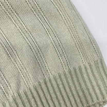 Loro Piana ロロピアーナ ライトグリーン カシミヤ100 ハーフジップ ハイネックニット トップス