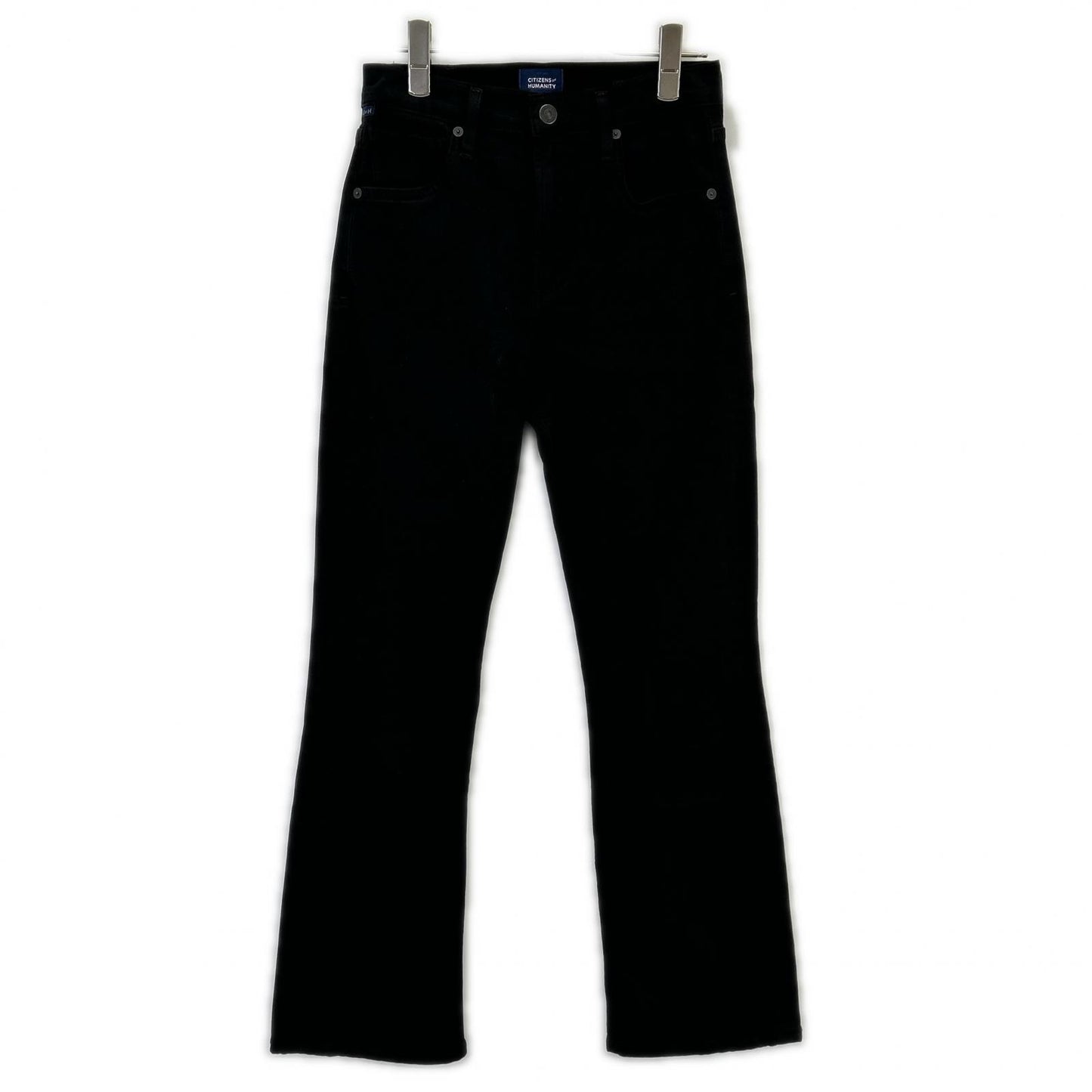 CITIZENS of HUMANITY シチズンズオブヒューマニティー 25年製 ISOLA CROPPED BOOT ブラックデニム ボトムス