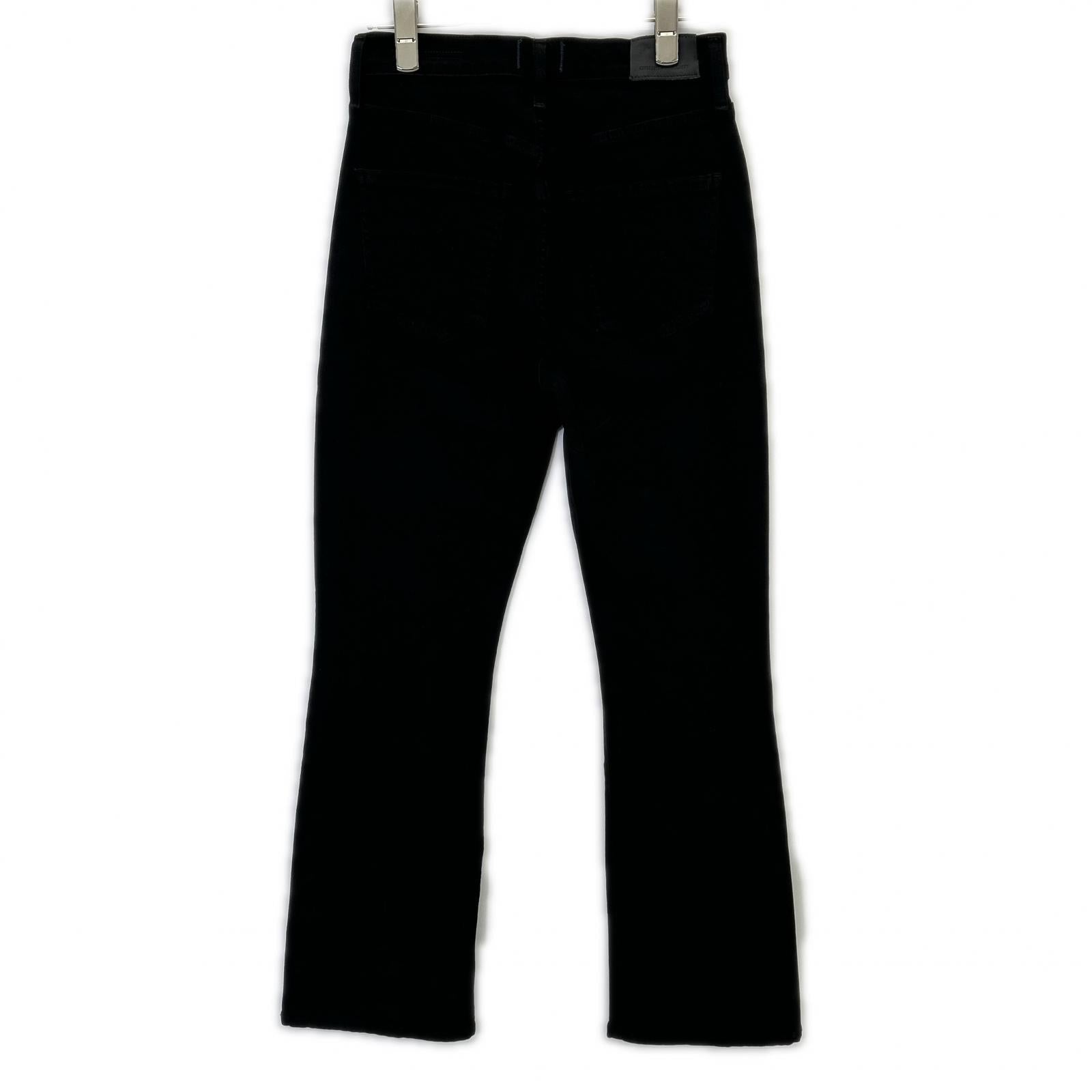 CITIZENS of HUMANITY シチズンズオブヒューマニティー 25年製 ISOLA CROPPED BOOT ブラックデニム ボトムス