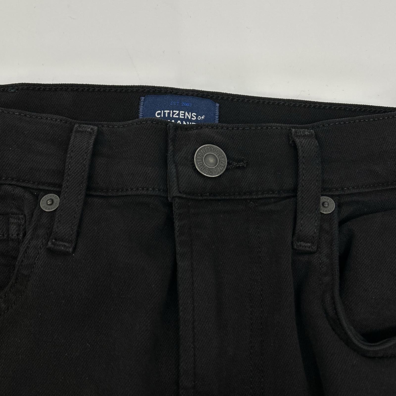 CITIZENS of HUMANITY シチズンズオブヒューマニティー 25年製 ISOLA CROPPED BOOT ブラックデニム ボトムス