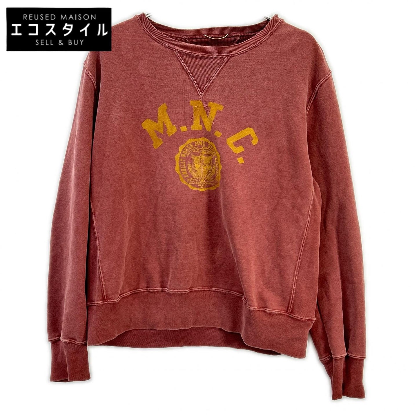 Deuxieme Classe ドゥーズィエムクラス ピンク系ロゼカラー カレッジ クルーネックスウェット トップス
