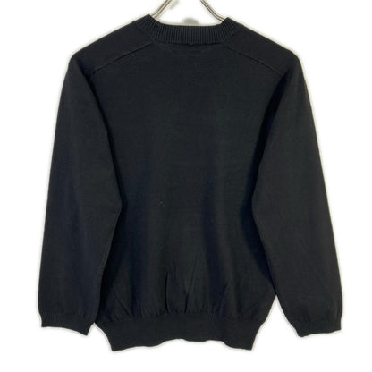 MADISON BLUE マディソンブルー MB999-8007 ブラック HELLO CREW NECK PO ニット トップス