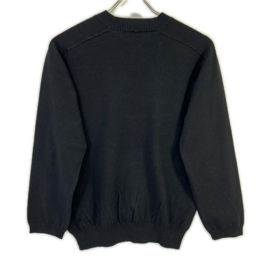 MADISON BLUE マディソンブルー MB999-8007 ブラック HELLO CREW NECK PO ニット トップス