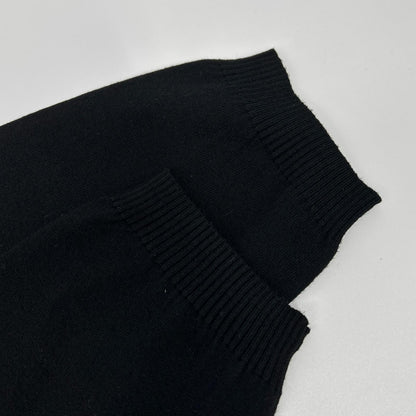 MADISON BLUE マディソンブルー MB999-8007 ブラック HELLO CREW NECK PO ニット トップス