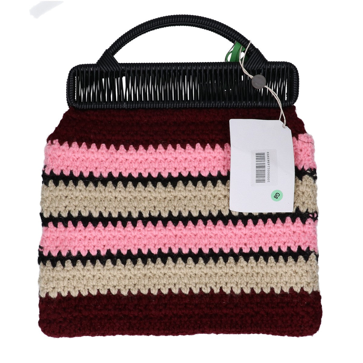 MARNI マルニ 【新品同様】MARNI MARKET マルニマーケット BOMH0001Q0 FW305 STC50 BORSA A MANO CROCHET ニット クロシェ ハンドバッグ