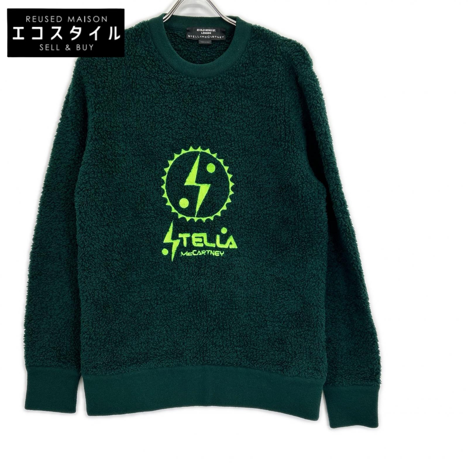 STELLA McCARTNEY ステラマッカートニー 20213UX1102 グリーン ボアクルーネックスウェット トップス