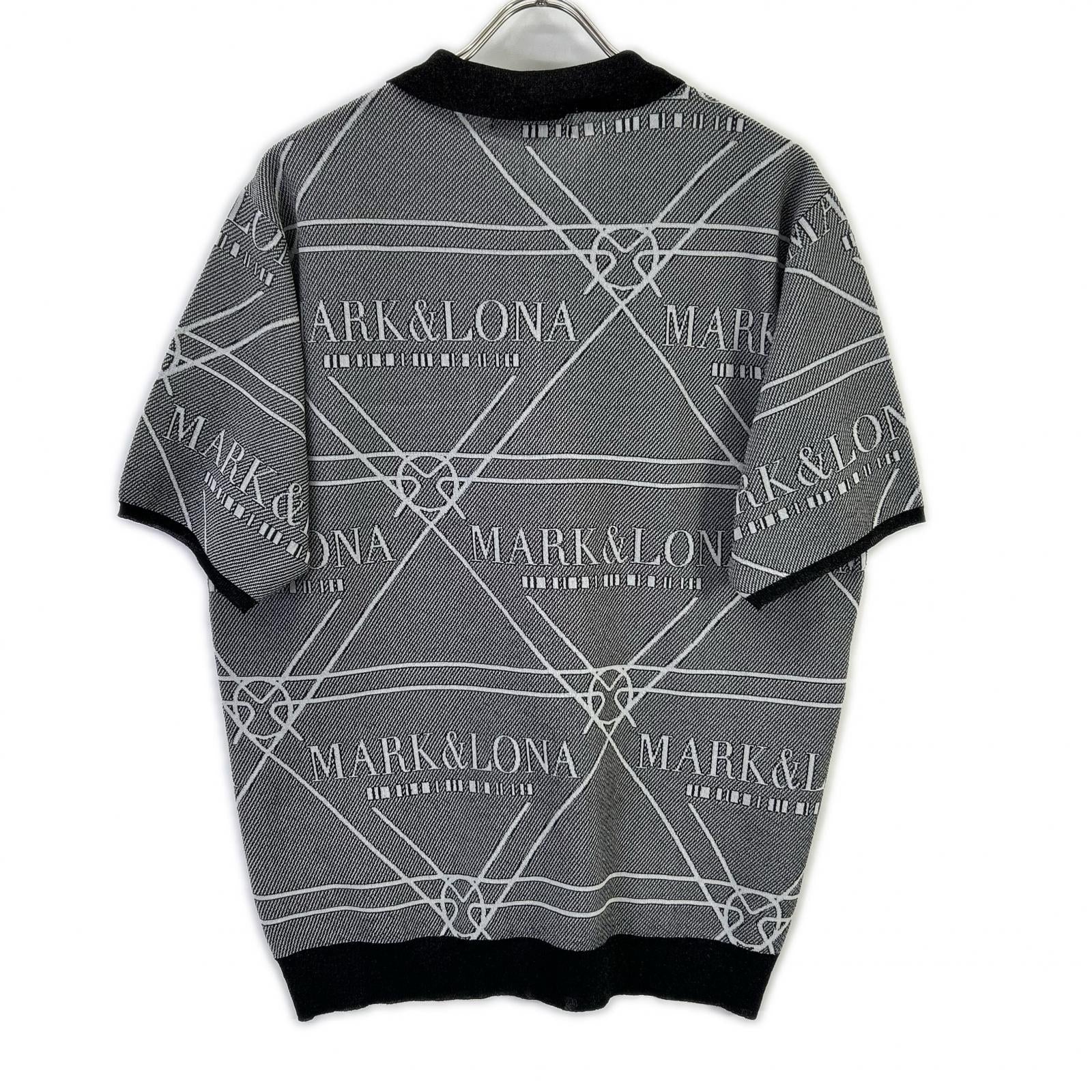 MARK&LONA マークアンドロナ 26年製 MCM-6A-AB53 Jacquard-knit