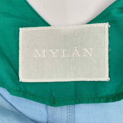 MYLAN マイラン MY20SS-OP060 カラーリネン コンビネゾン ブルー オーバーオール オールインワン