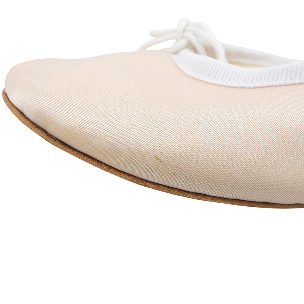 PORSELLI satin ballet flats for women, light pink, size 39, shoes
