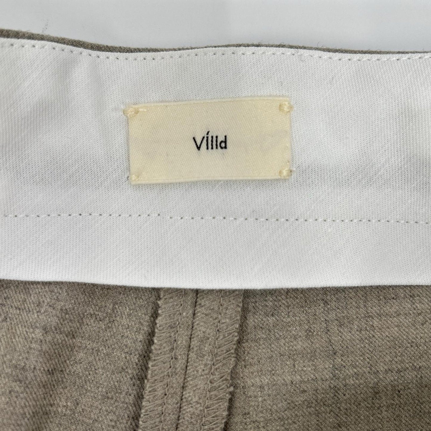 VillD ヴィルド 5951740 ライトグレー 2タックワイドトラウザー ボトムス