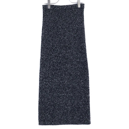 Max Mara マックスマーラ 【美品】2521346052/2521306032 Kim リブニット ペプラム ジップジャケット/ロングスカート セットアップ スーツ セットアップ