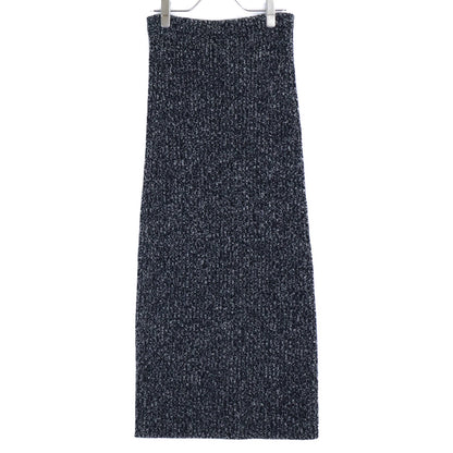 Max Mara マックスマーラ 【美品】2521346052/2521306032 Kim リブニット ペプラム ジップジャケット/ロングスカート セットアップ スーツ セットアップ