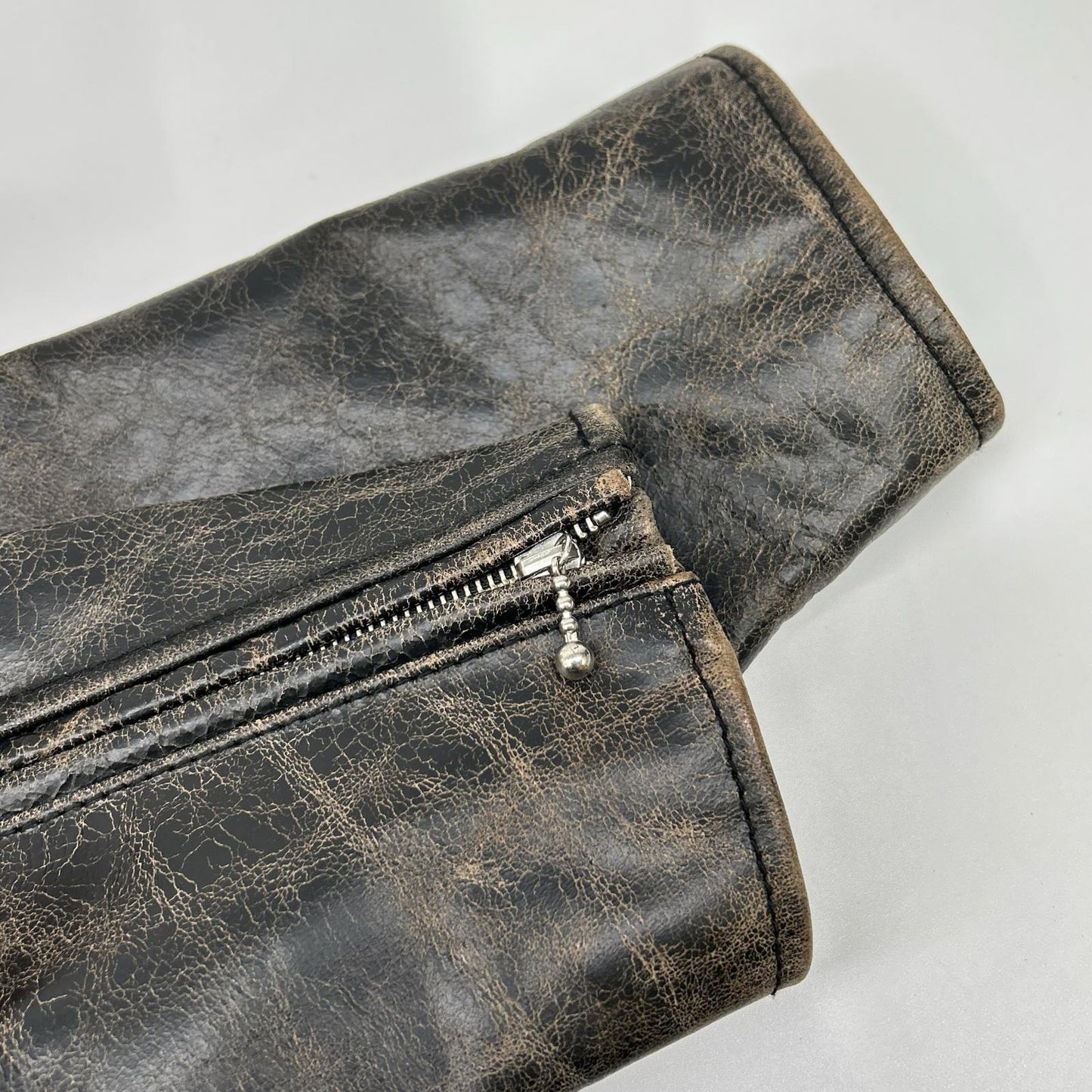 AVIREX アヴィレックス 6151121 DISTRES LEATHER クラック加工 シングルライダース ジャケット