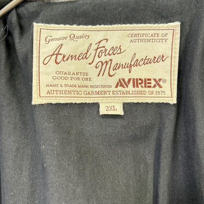 AVIREX アヴィレックス 6151121 DISTRES LEATHER クラック加工 シングルライダース ジャケット