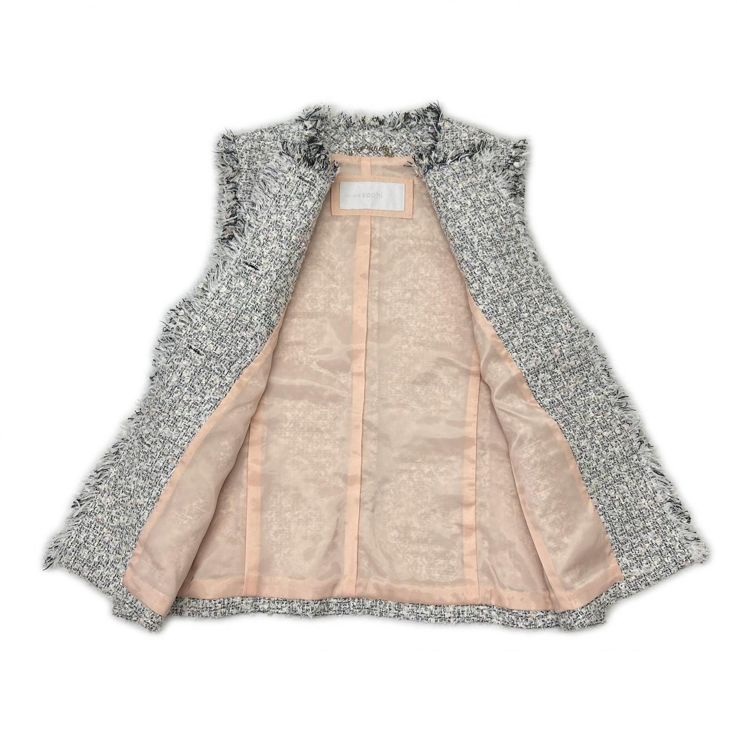 NOLLEY’S sophi ノーリーズソフィー 5-0030-1-04-001 マルチカラー ファンシーツイードジレ トップス
