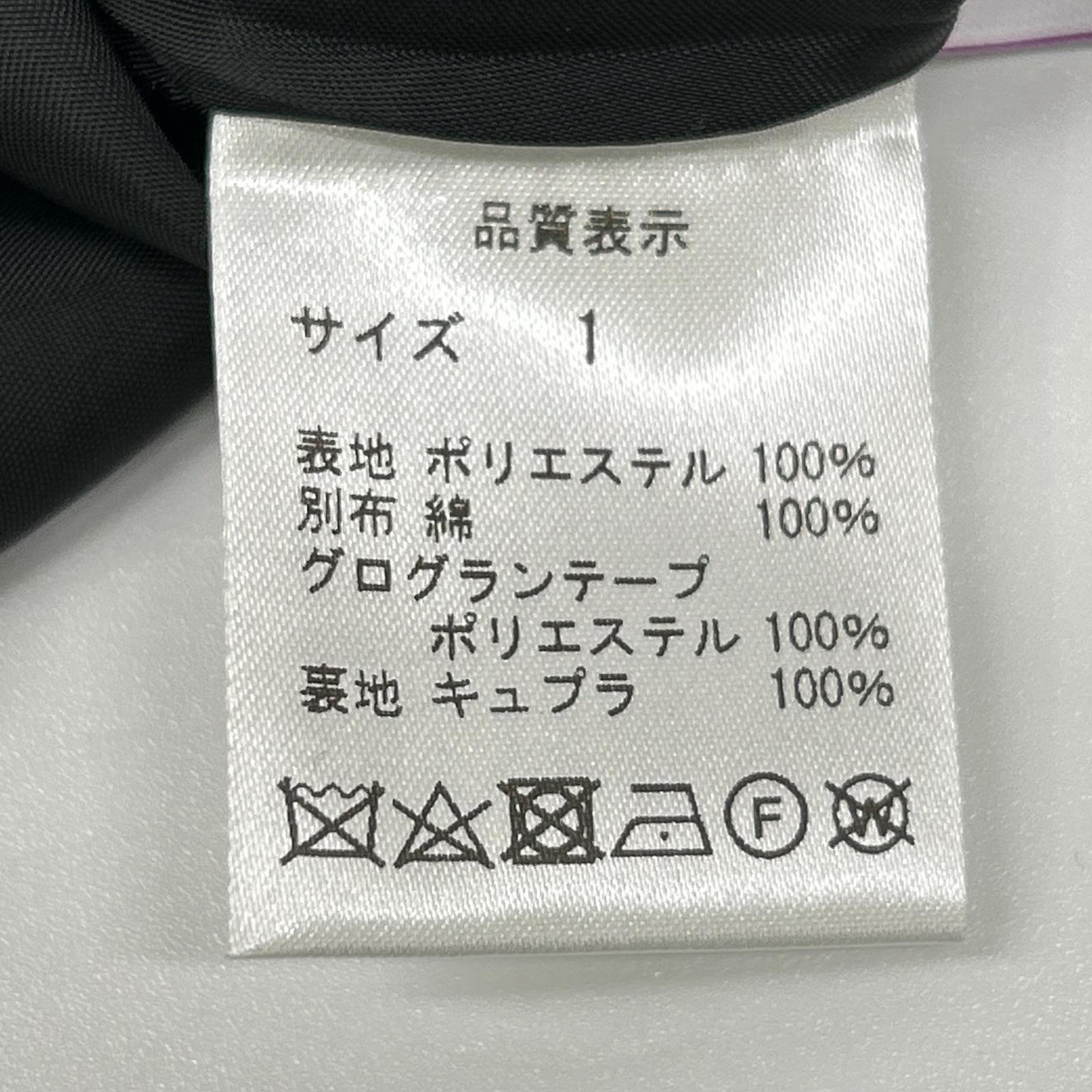 OBLI オブリ 22TSND36-1 ブラック ピンクドット ノースリーブAラインフレアワンピース ワンピース