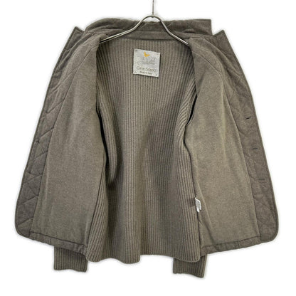 GRAN SASSO グランサッソ グレー ニット切替 中綿キルティングジャケット ジャケット