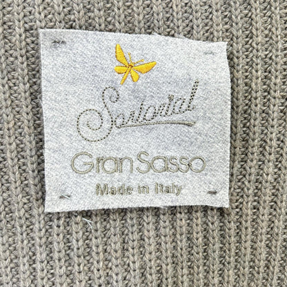 GRAN SASSO グランサッソ グレー ニット切替 中綿キルティングジャケット ジャケット