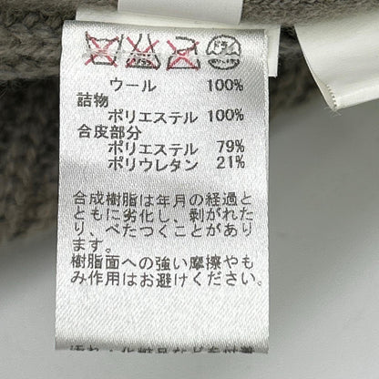 GRAN SASSO グランサッソ グレー ニット切替 中綿キルティングジャケット ジャケット