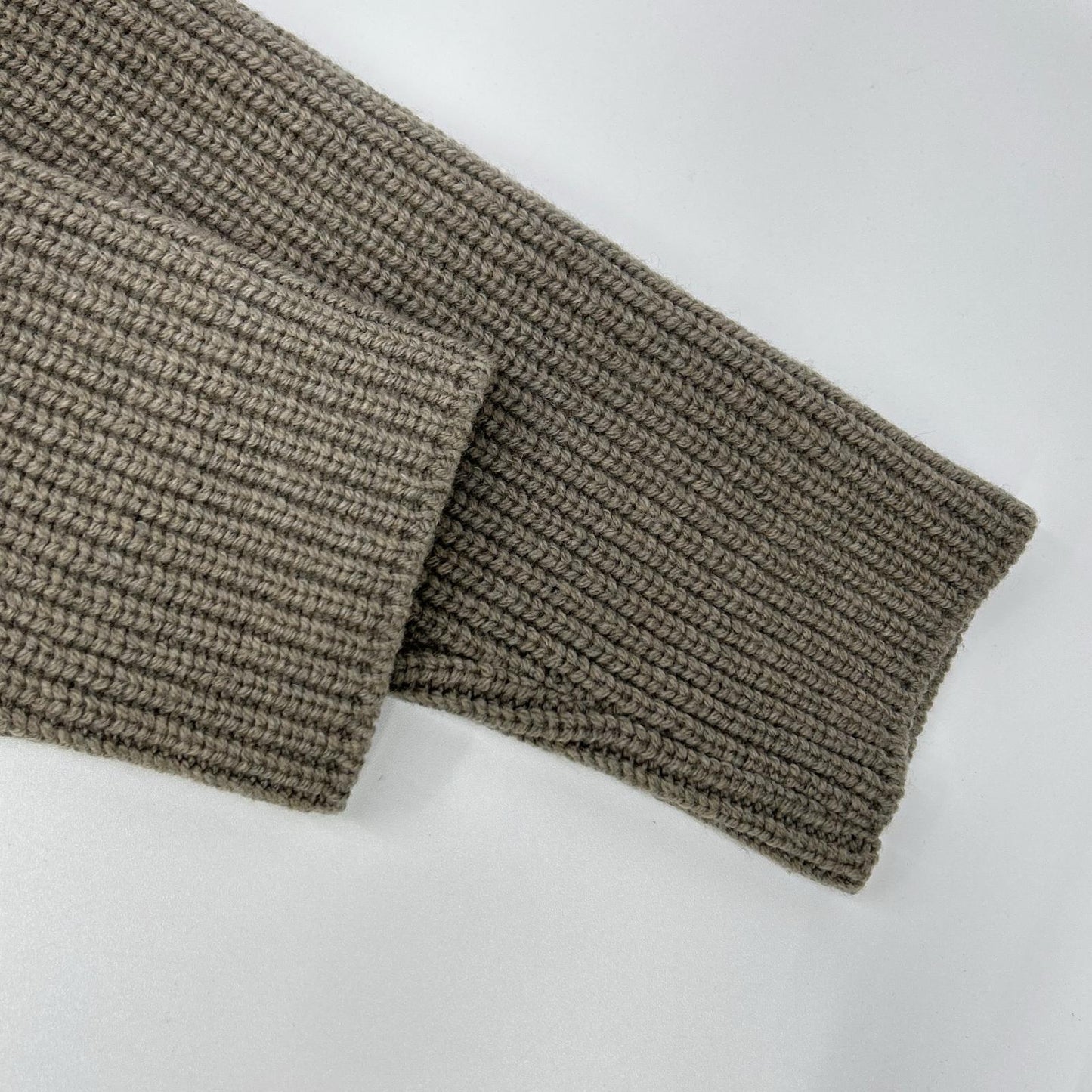 GRAN SASSO グランサッソ グレー ニット切替 中綿キルティングジャケット ジャケット