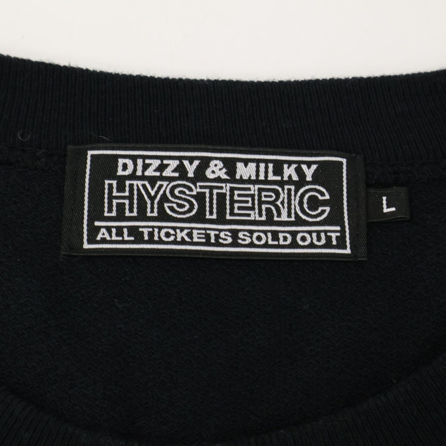 HYSTERIC GLAMOUR ヒステリックグラマー 02251CS04 SUPER SOUL ブラック スウェット トップス