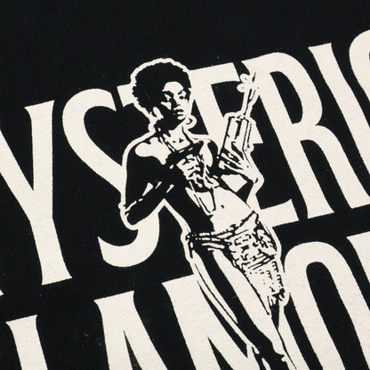 HYSTERIC GLAMOUR ヒステリックグラマー 02251CS04 SUPER SOUL ブラック スウェット トップス