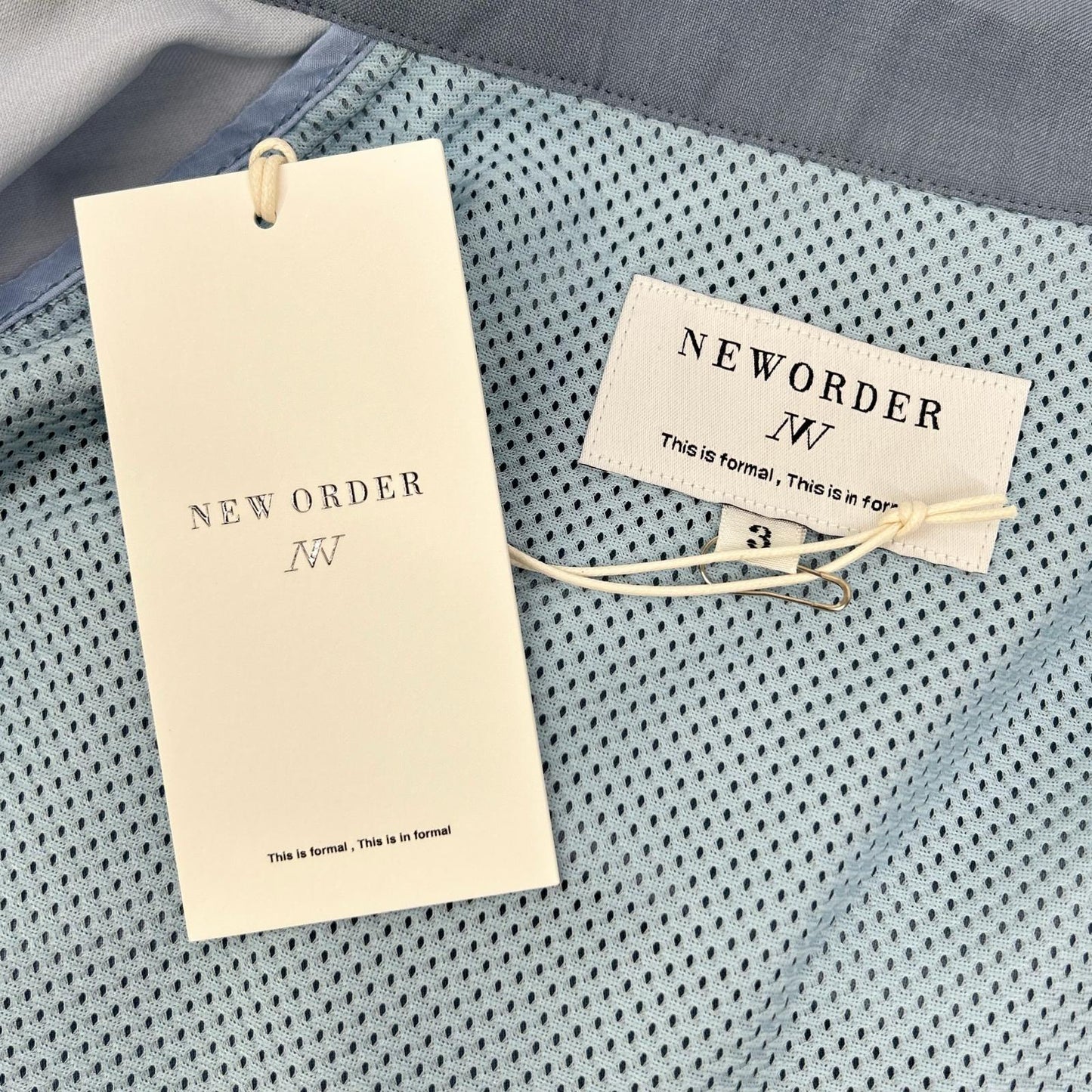 New Order ニューオーダー NWO-26SS-19 2TONE サックスブルー トラックジャケット ジャケット