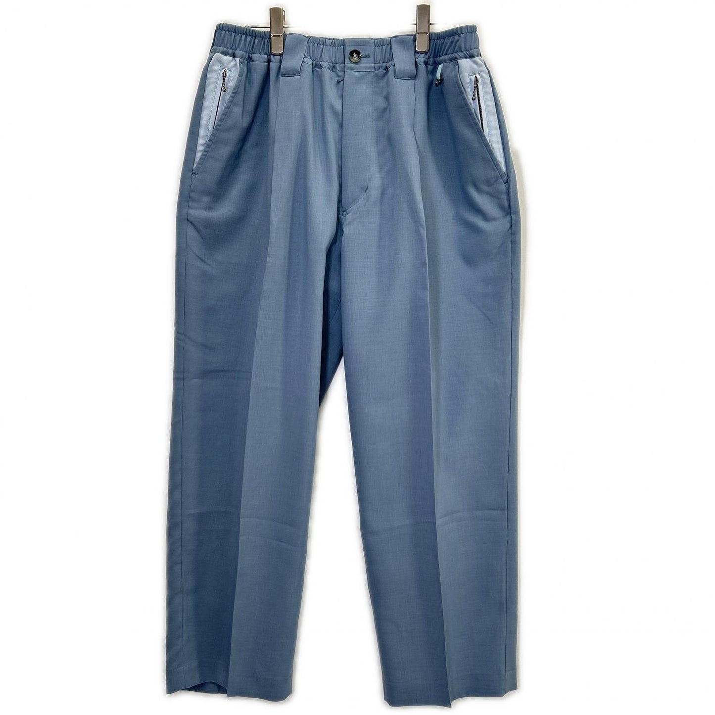 New Order ニューオーダー NWO-26SS-20 2TONE サックスブルー ワイドリラックスパンツ ボトムス