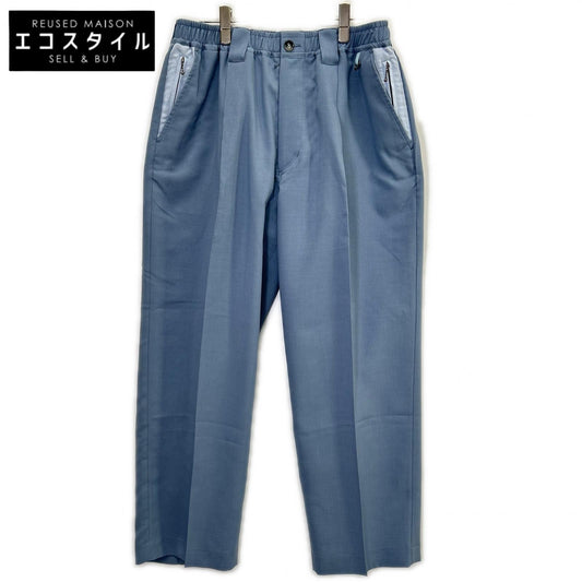 New Order ニューオーダー NWO-26SS-20 2TONE サックスブルー ワイドリラックスパンツ ボトムス