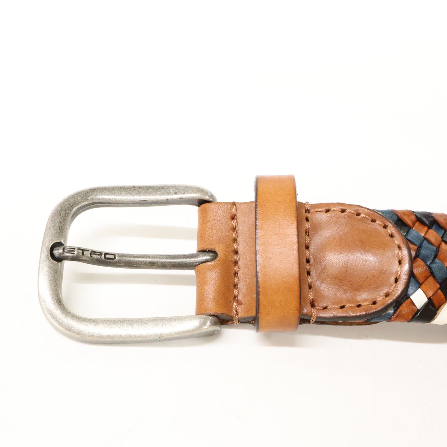 ETRO エトロ メッシュレザー ベルト