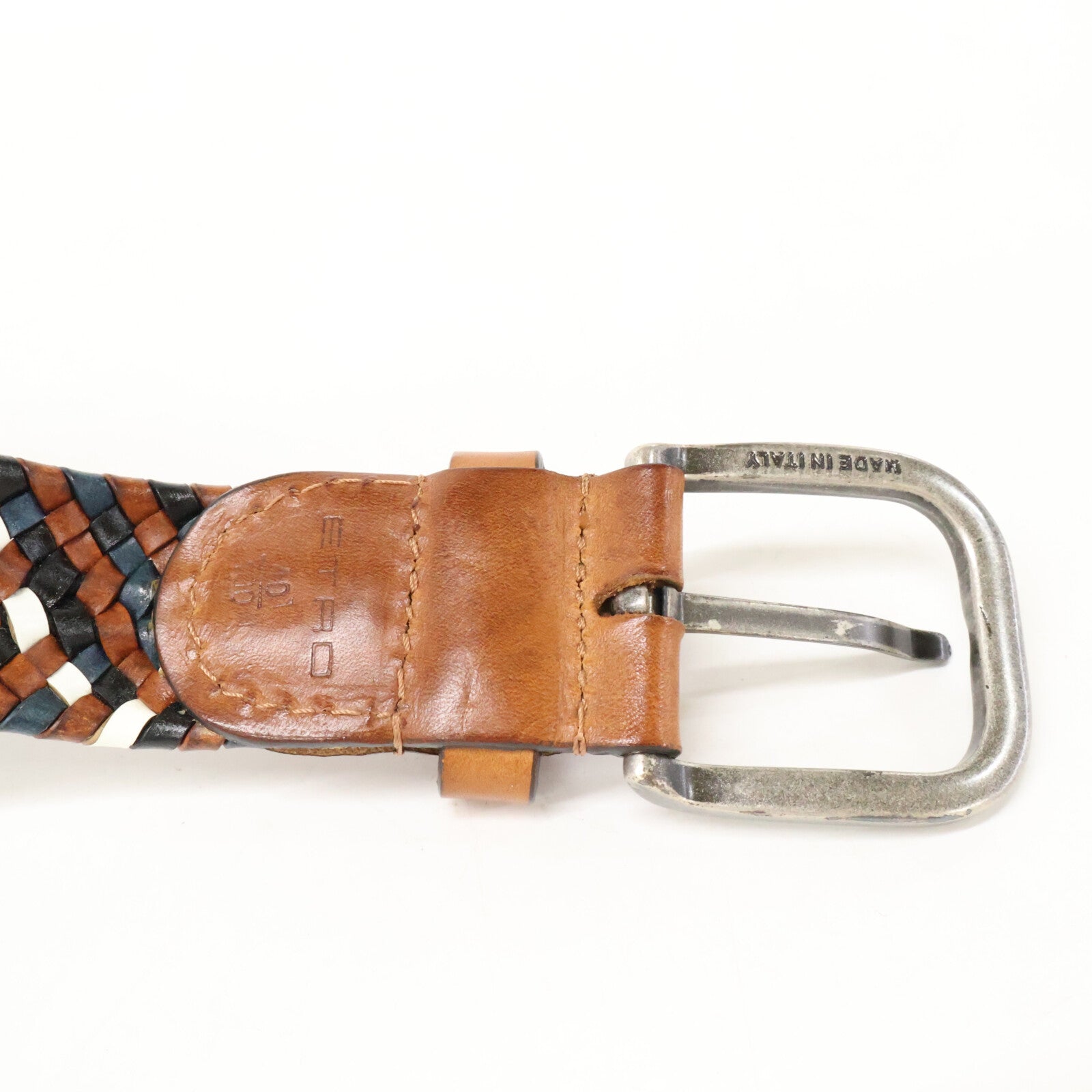 ETRO エトロ メッシュレザー ベルト