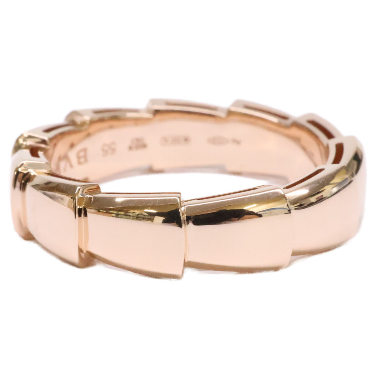 BVLGARI ブルガリ 仕上げ済み 358759 750RG セルペンティ ヴァイパー バンド リング 指輪