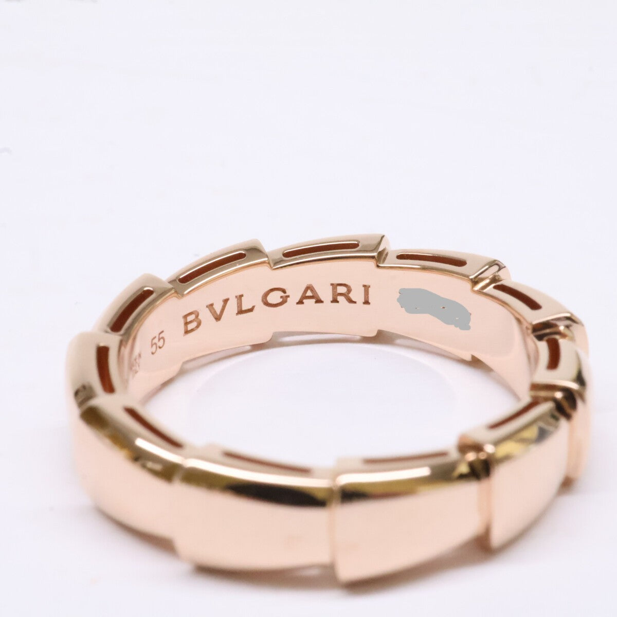 BVLGARI ブルガリ 仕上げ済み 358759 750RG セルペンティ ヴァイパー バンド リング 指輪