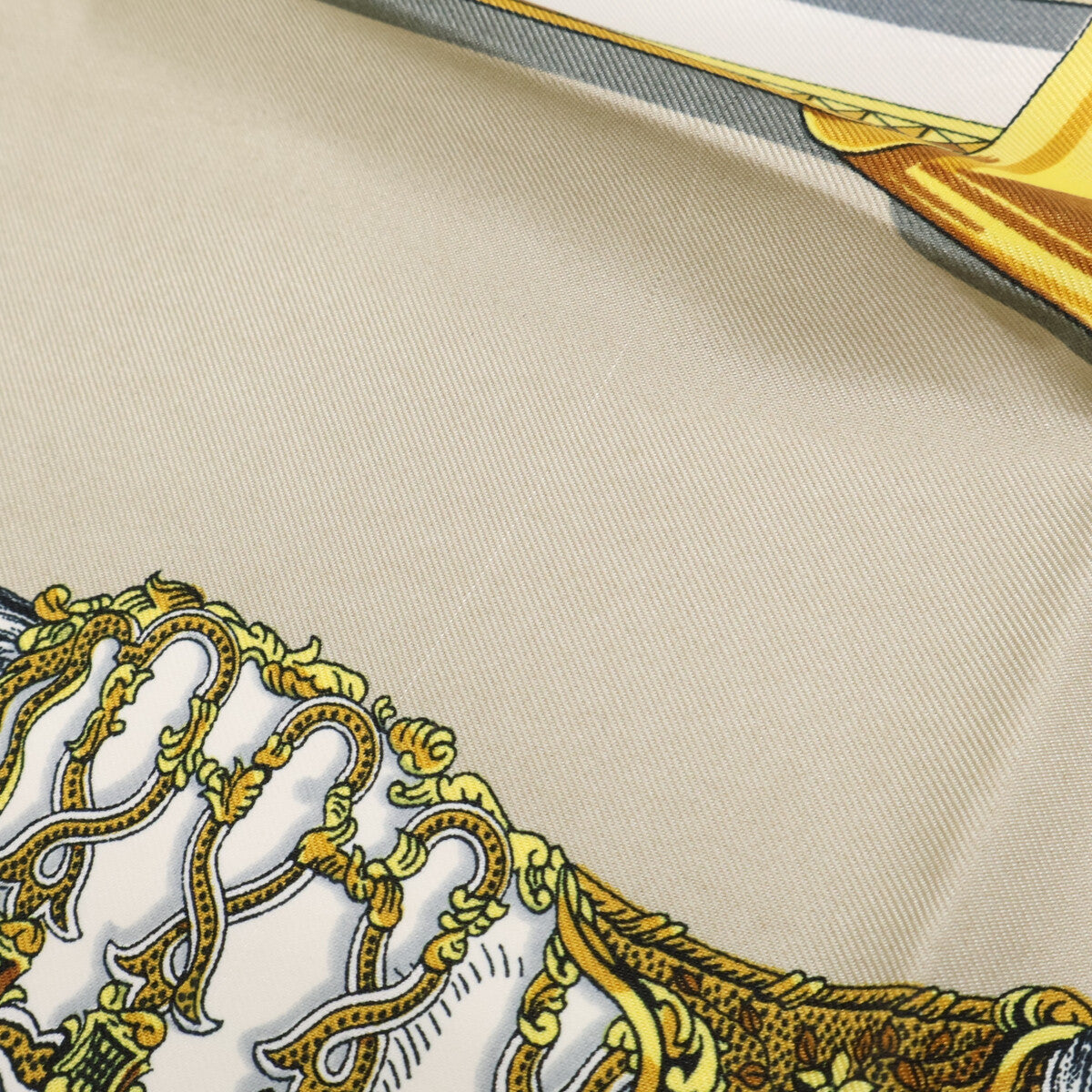 HERMES エルメス GRAND APPARAT 盛装の馬 シルク カレ90 スカーフ
