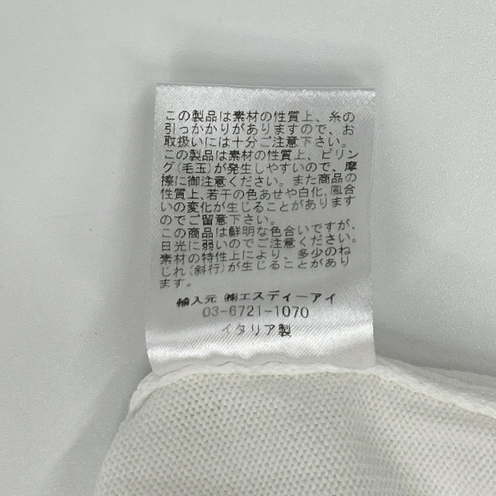 GRAN SASSO グランサッソ ホワイト モックネック コットン ニット トップス
