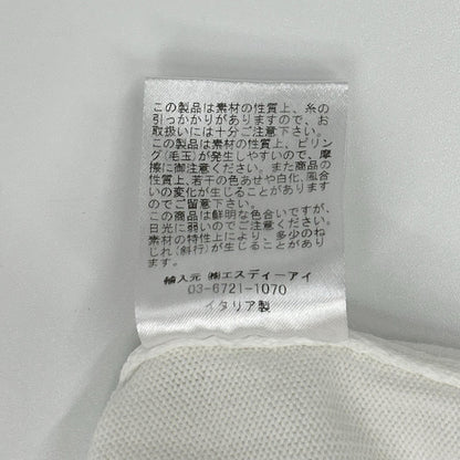 GRAN SASSO グランサッソ ホワイト モックネック コットン ニット トップス