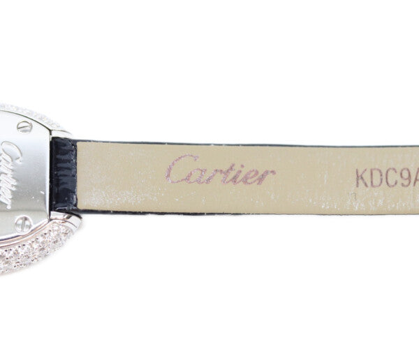 Cartier カルティエ WJBA0036 750 ダイヤ ミニ ベニュワール ウォッチ QZ 腕時計