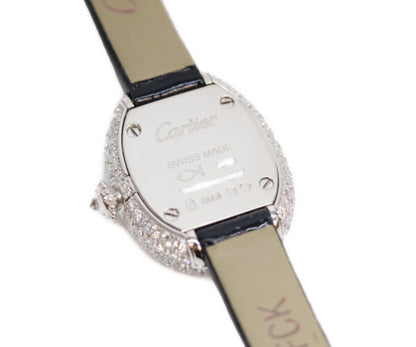 Cartier カルティエ WJBA0036 750 ダイヤ ミニ ベニュワール ウォッチ QZ 腕時計