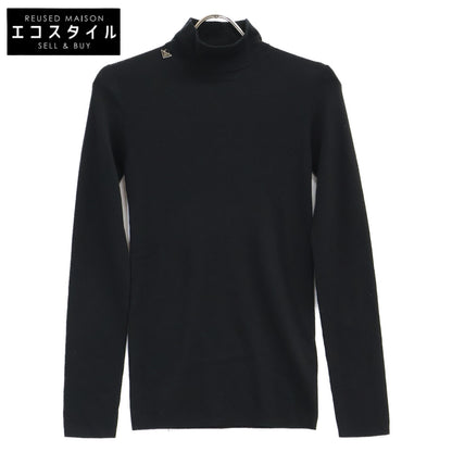 PRADA プラダ 【国内正規/25年製】P26567 トライアングルロゴプレート付 ハイネック ニットセーター トップス