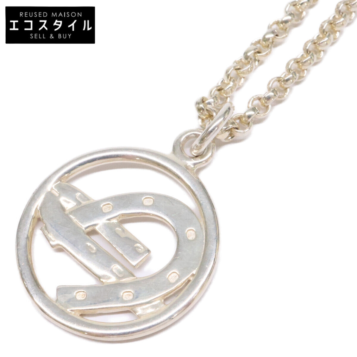 HERMES エルメス 925 ホースシュー ペンダント ネックレス
