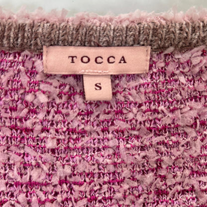 TOCCA トッカ 24年 664-5 ピンク ツイードノーカラージャケット ジャケット