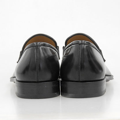 Salvatore Ferragamo サルヴァトーレフェラガモ ガンチーニ ローファー ゴールド×ブラックコンビ金具 シューズ メンズ ブラック 8 シューズ