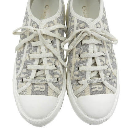 Christian Dior Walk'n'Dior Oblique Embroidery Platform Sneakers for Men Gray 39 Shoes