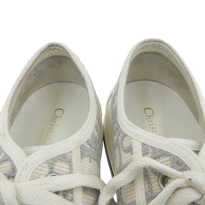 Christian Dior Walk'n'Dior Oblique Embroidery Platform Sneakers for Men Gray 39 Shoes