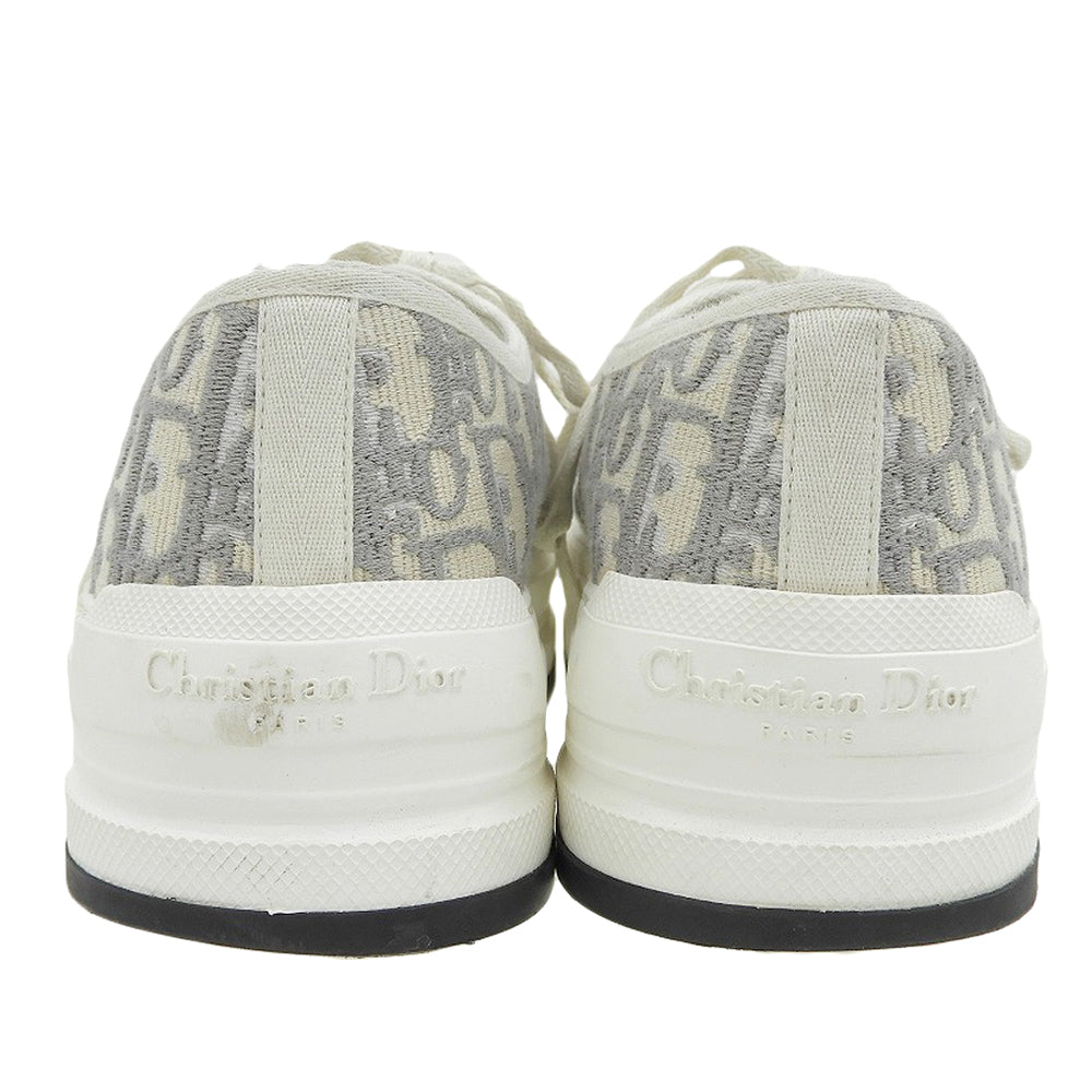 Christian Dior Walk'n'Dior Oblique Embroidery Platform Sneakers for Men Gray 39 Shoes