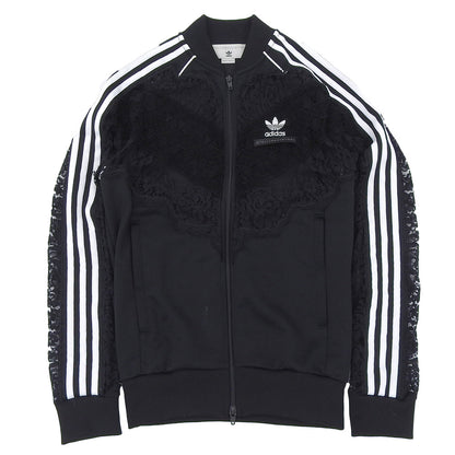 ADIDAS BY STELLA McCARTNEY アディダスバイステラマッカートニー シースルーレースジャージ トップス レディース 黒 ブラック XS 536035 トップス
