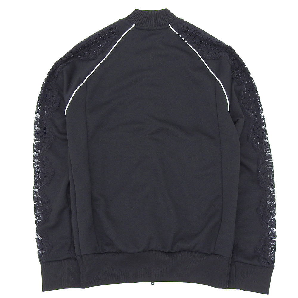 ADIDAS BY STELLA McCARTNEY アディダスバイステラマッカートニー シースルーレースジャージ トップス レディース 黒 ブラック XS 536035 トップス